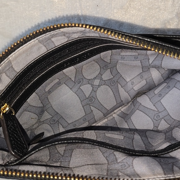 Aimee Kestenberg black leather wristlet clutch - Picture 7 of 10